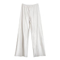 Satin Wide Leg Pants Long Floor Casual Pants Women'S Summer